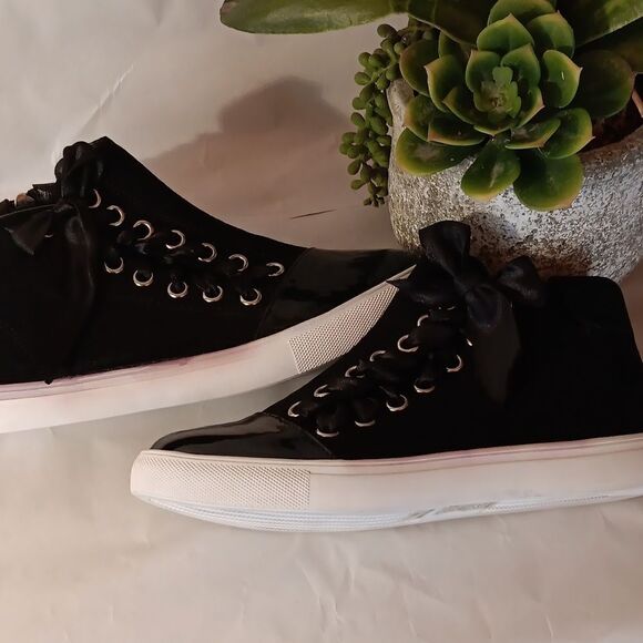 Midnight Velvet Hi-Top Sneakers - Picture 5 of 11